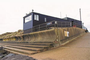 The newly renovated Sea Palling lifeboat shed