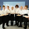 Catering Students from Alderman Peel High School at the opening of Wind Farm Place - 19th April 2013 - photo CHPV