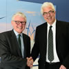 Wind Farm Place Opening - 19th April 2013 - Norman Lamb & Einar Stromsvag - photo CHPV